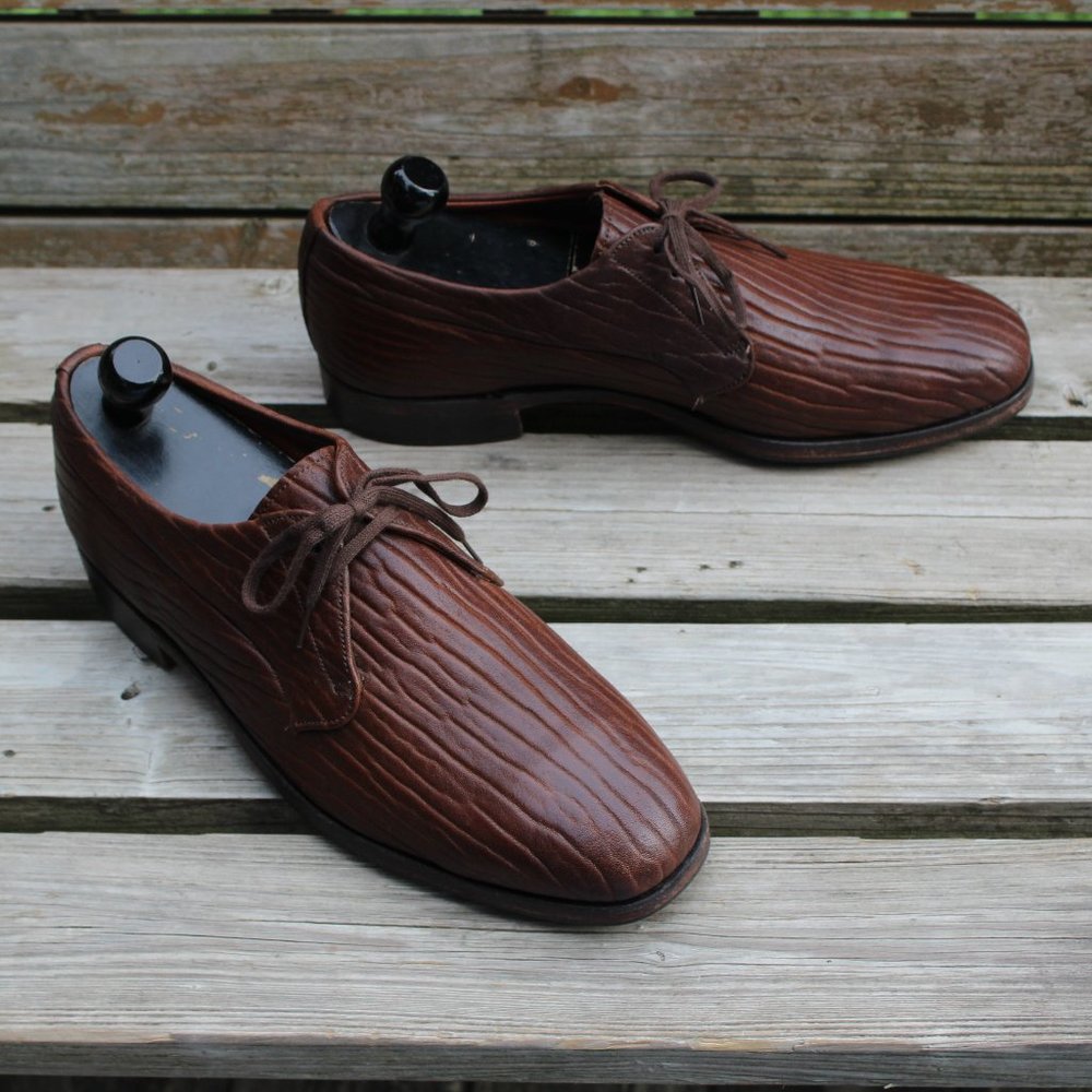 Dack's Brown “Baffin Seal” Leather Derby, Men's 10 Wide, Made in Canada, EUC